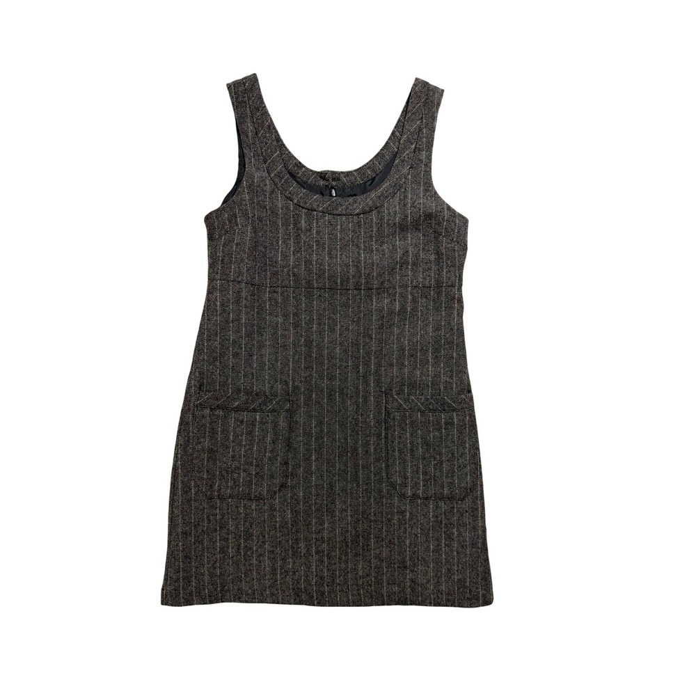Old Navy Tweed Sheath Dress Womens Size 4 Wool Blend Sleeveless Pockets